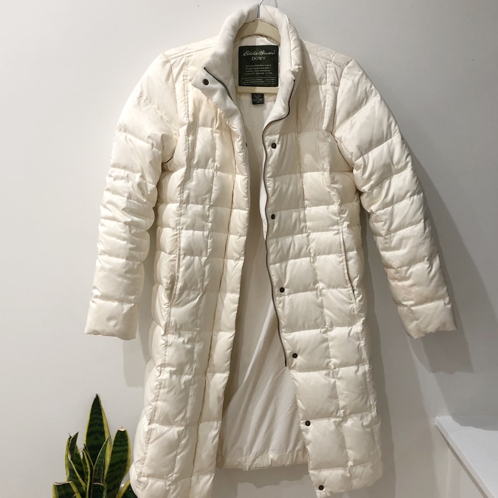Eddie Bauer Down White Jacket